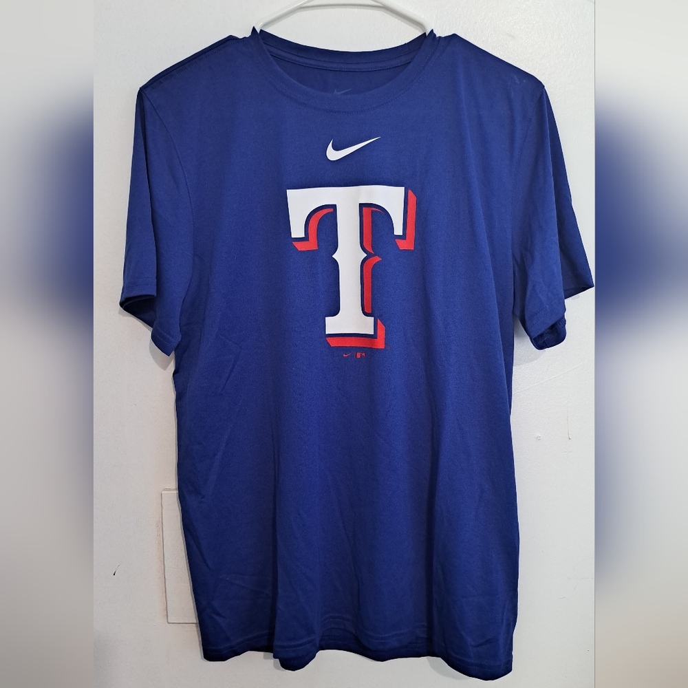 The Nike Tee Dri-FIT Men's Fitness Blue T-Shirt  zise M